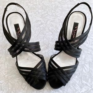 Nina New York Strappy Mesh Heels 8